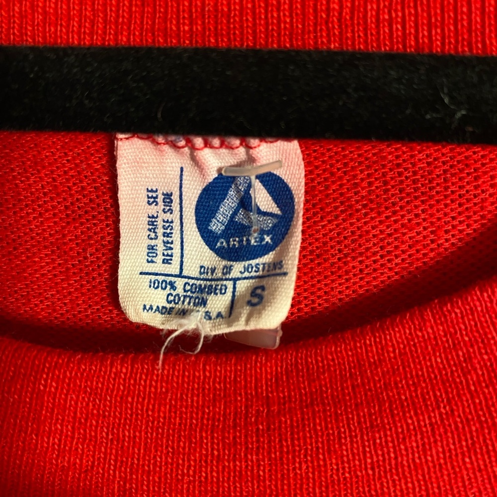 Vintage Retro Artex STANFORD Football Jersey Tshirt 3/4 sleeve 60s 70s throwback - Picture 2 of 11